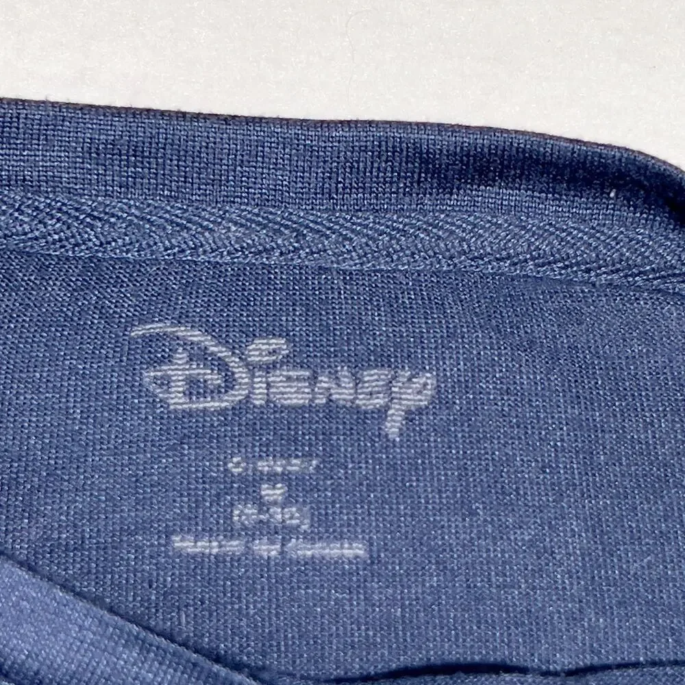 Disney Stitch Lilo Sleepwear Night Shirt Woman Medium 8-10 '21 Print Navy - Picture 5 of 15